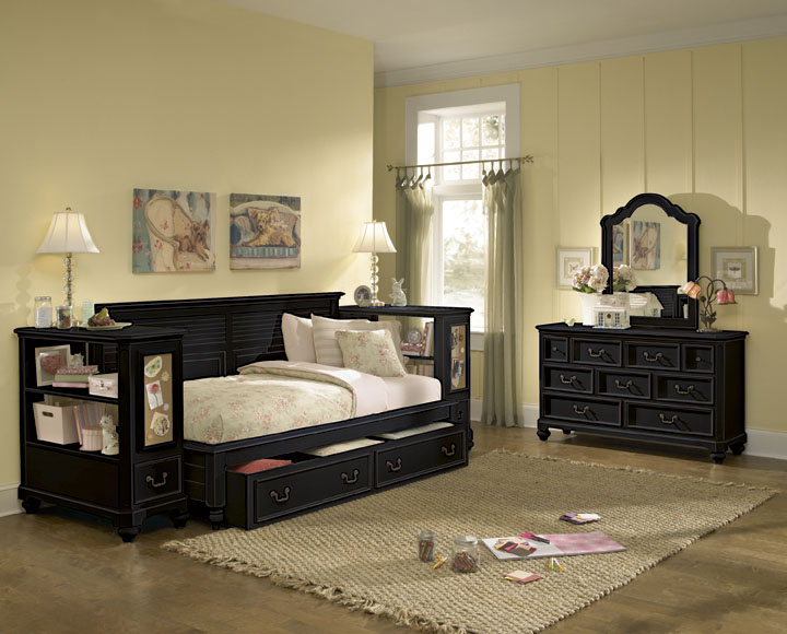 American Drew Retreat Sideways Bedroom Collection B - Black American Drew Retreat Sideways Bedroom Collection B - Black