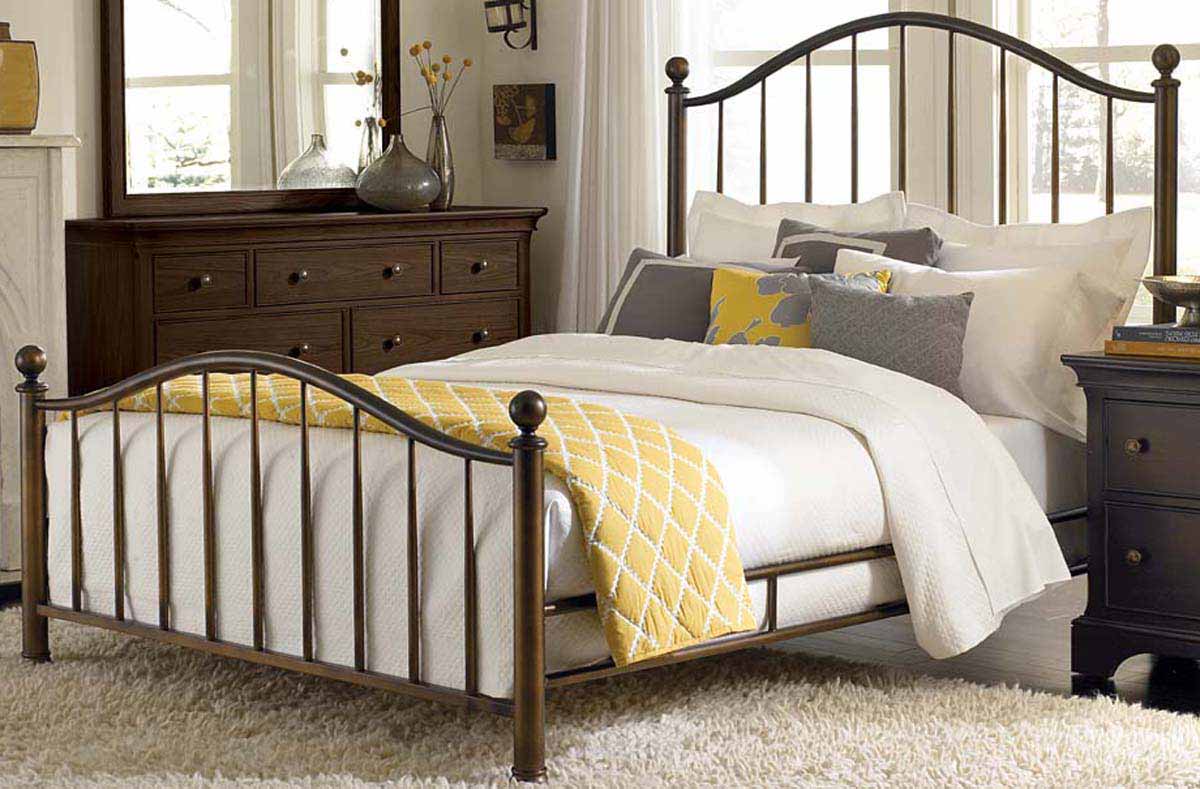 American Drew Ashby Park Dark Copper Metal Bed American Drew Ashby Park Dark Copper Metal Bed