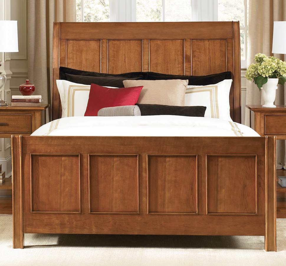 American Drew Valley Sleigh Bed