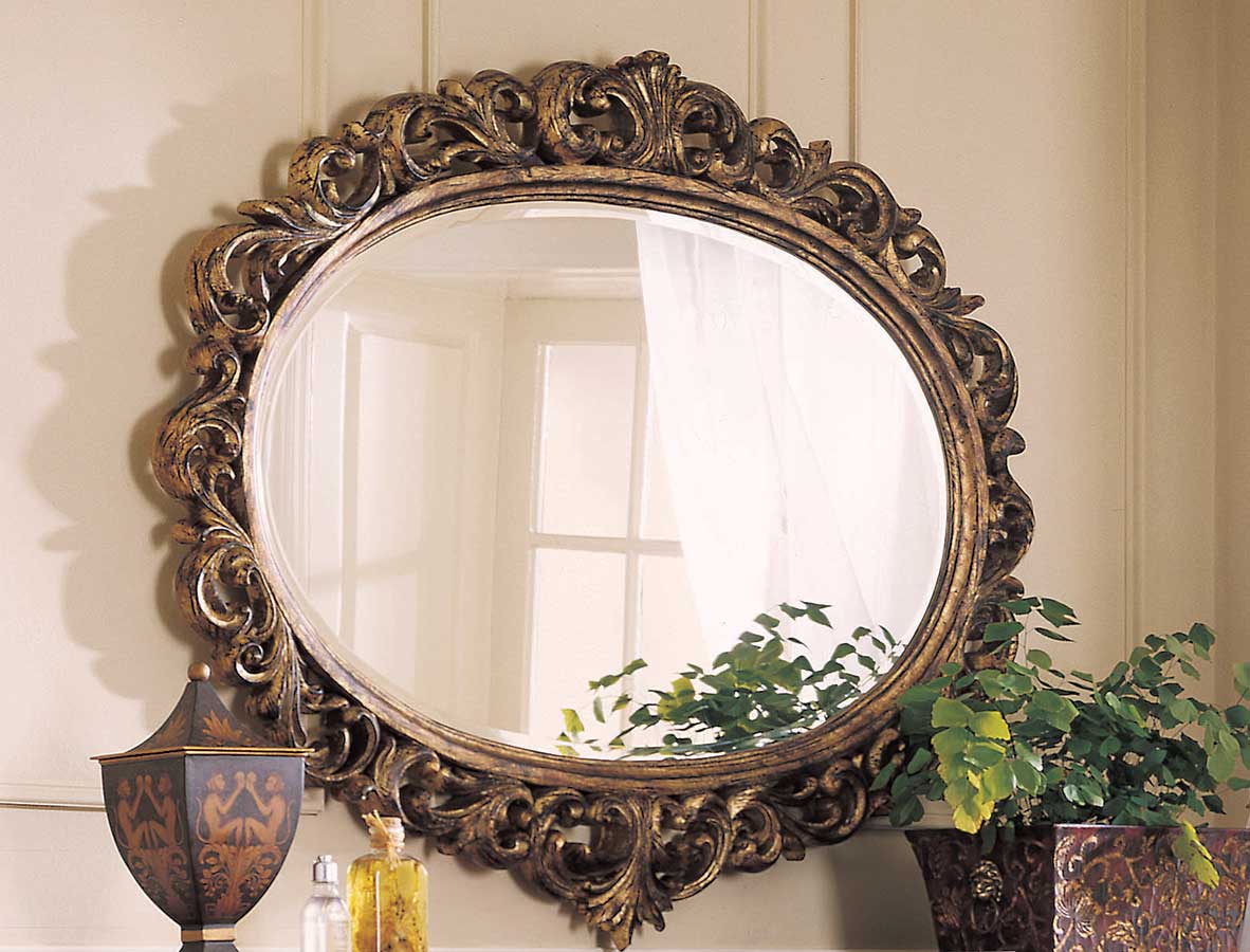 American Drew Grand Revival Dark Decorative Mirror