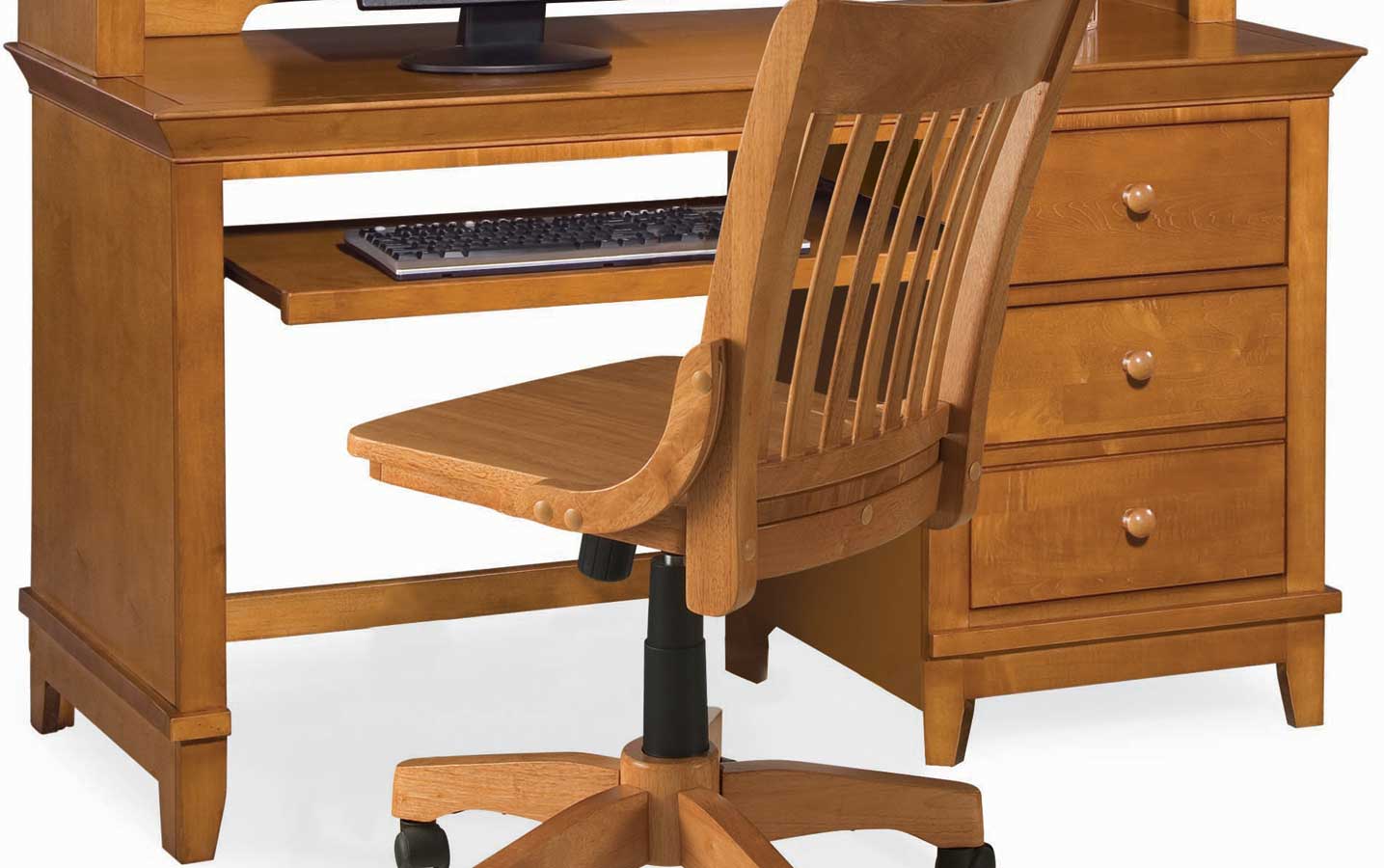 American Drew Sterling Pointe Computer Desk Maple