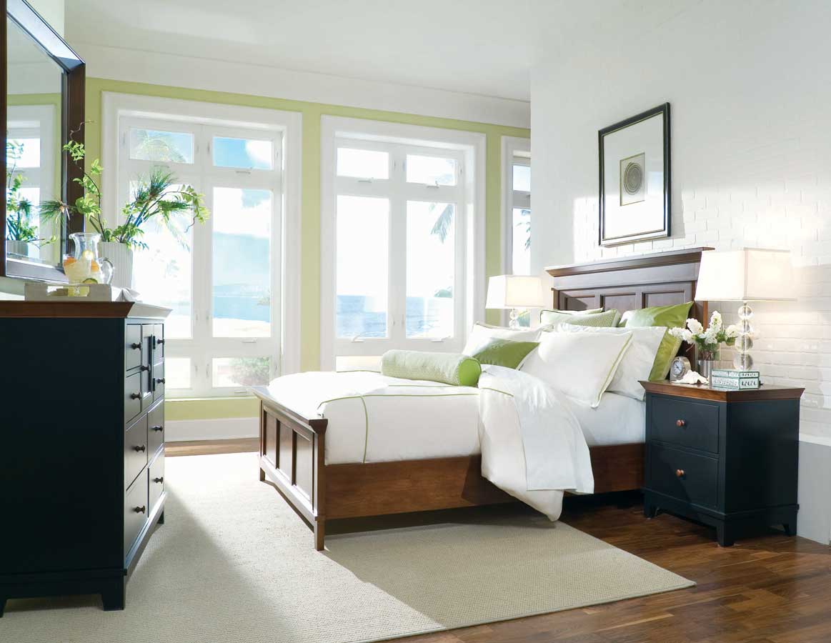 American Drew Sterling Pointe Panel Bed Collection Cherry American Drew Sterling Pointe Panel Bed Collection Cherry