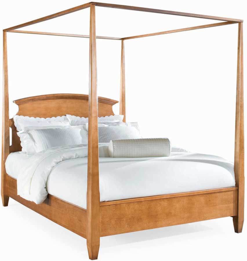 American Drew Sterling Pointe Poster Bed Maple