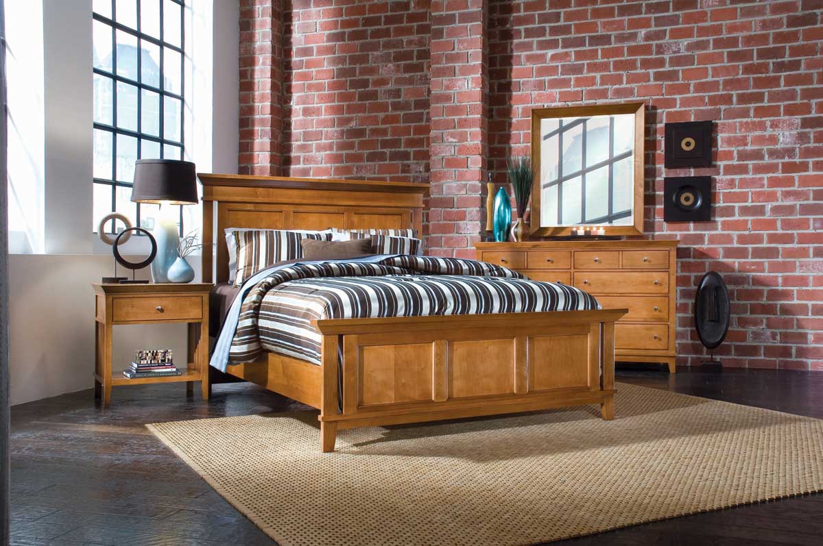 American Drew Sterling Pointe Panel Bed Collection Maple American Drew Sterling Pointe Panel Bed Collection Maple