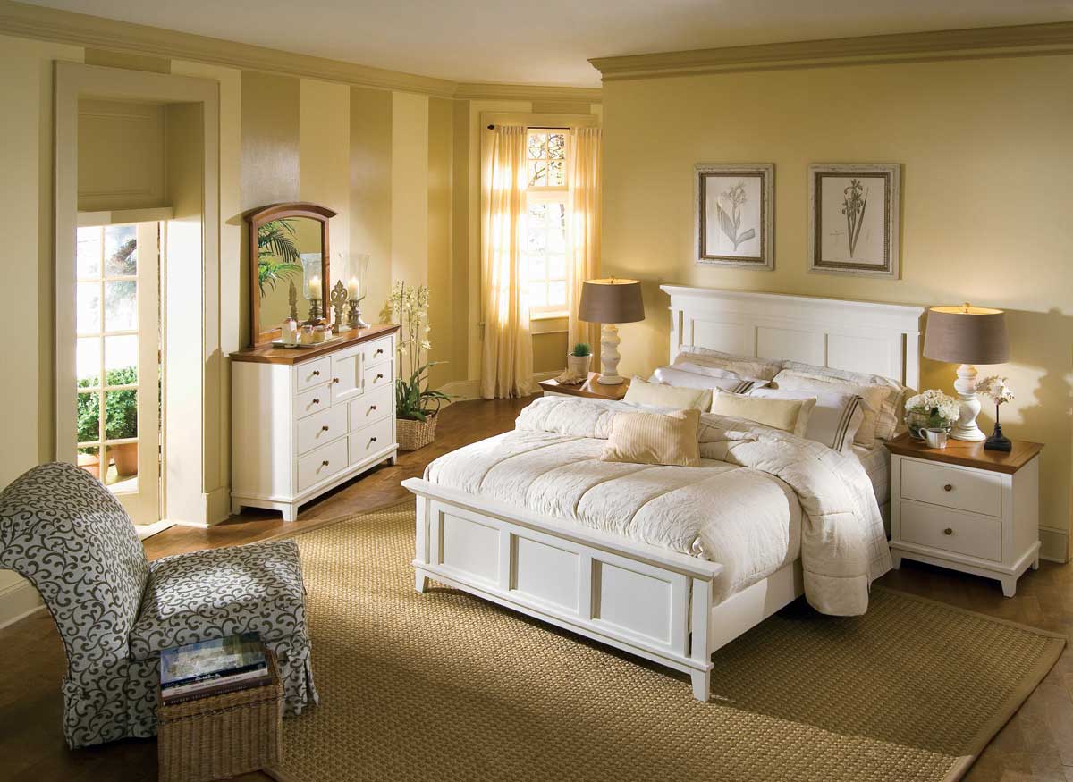 American Drew Sterling Pointe Panel Bed Collection White American Drew Sterling Pointe Panel Bed Collection White