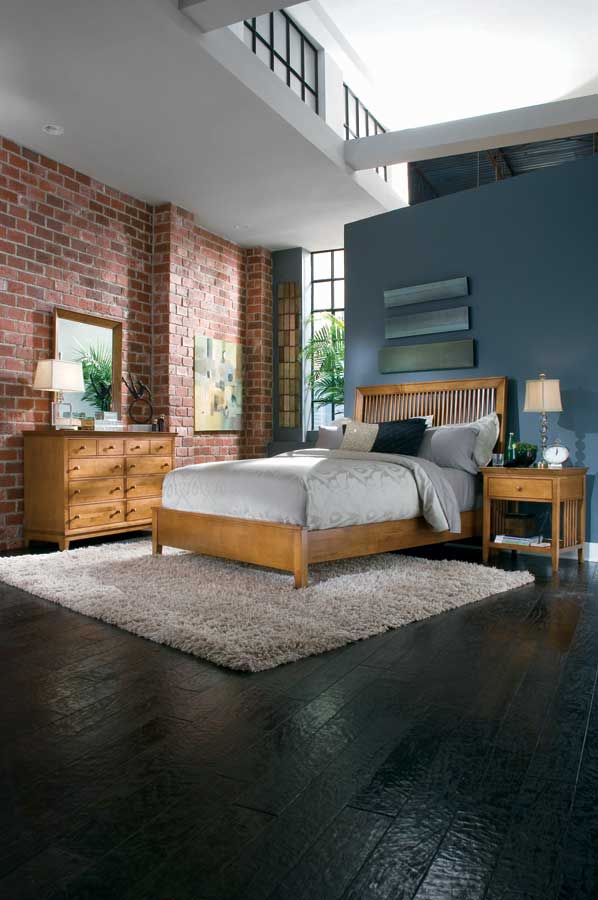 American Drew Sterling Pointe Slat Bed Collection Maple American Drew Sterling Pointe Slat Bed Collection Maple