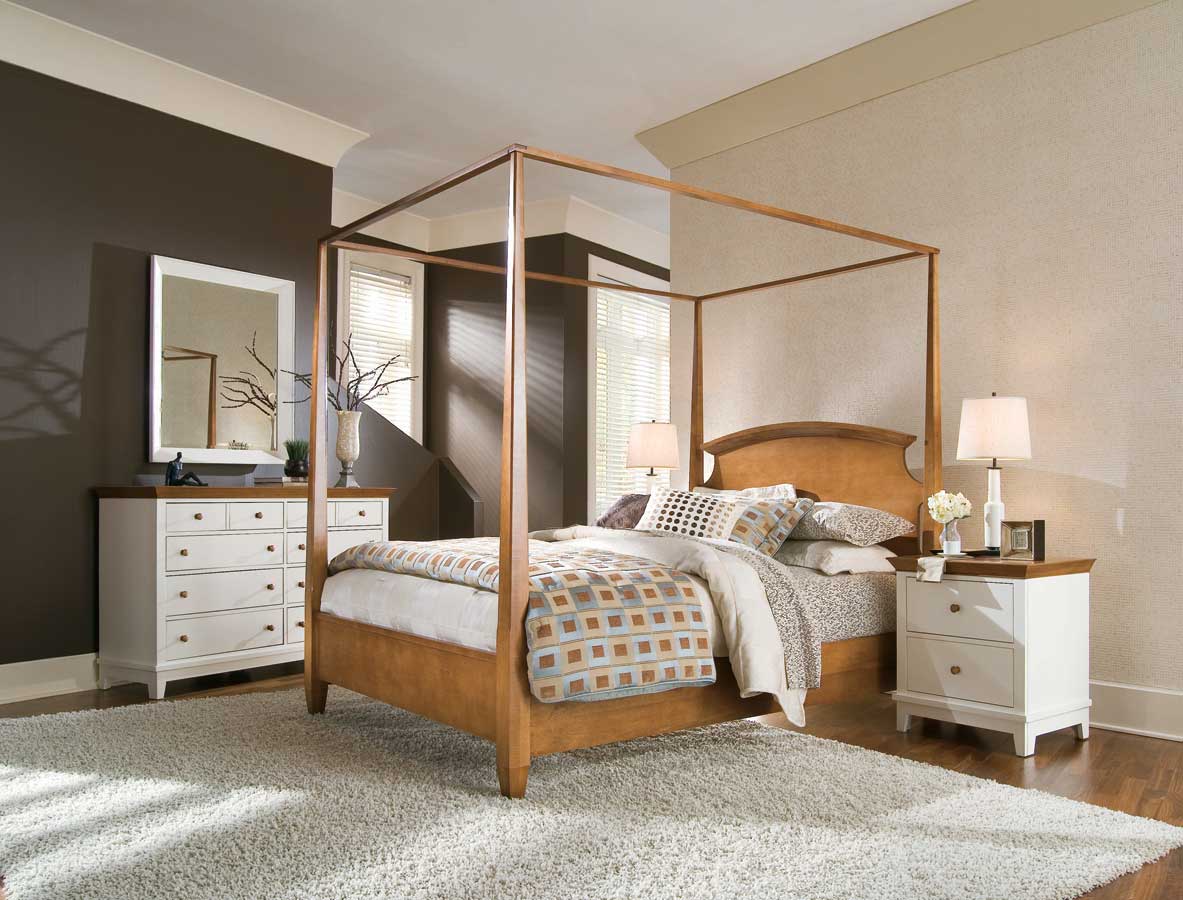 American Drew Sterling Pointe Canopy Poster Collection Maple American Drew Sterling Pointe Canopy Poster Collection Maple
