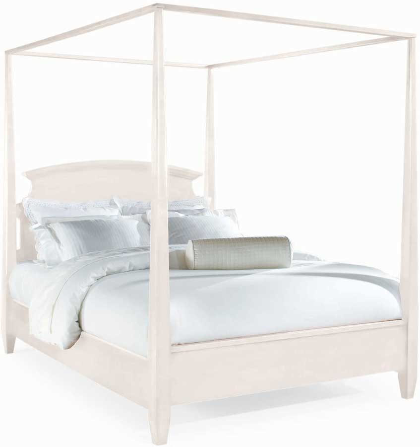 American Drew Sterling Pointe Poster Bed White