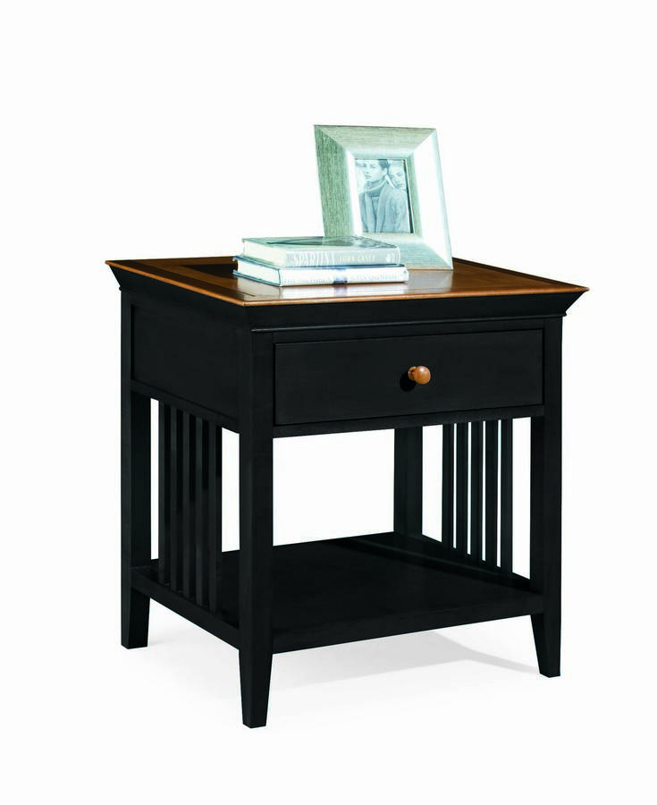 American Drew Sterling Pointe Drawer Night Stand Black Maple American Drew Sterling Pointe Drawer Night Stand Black Maple