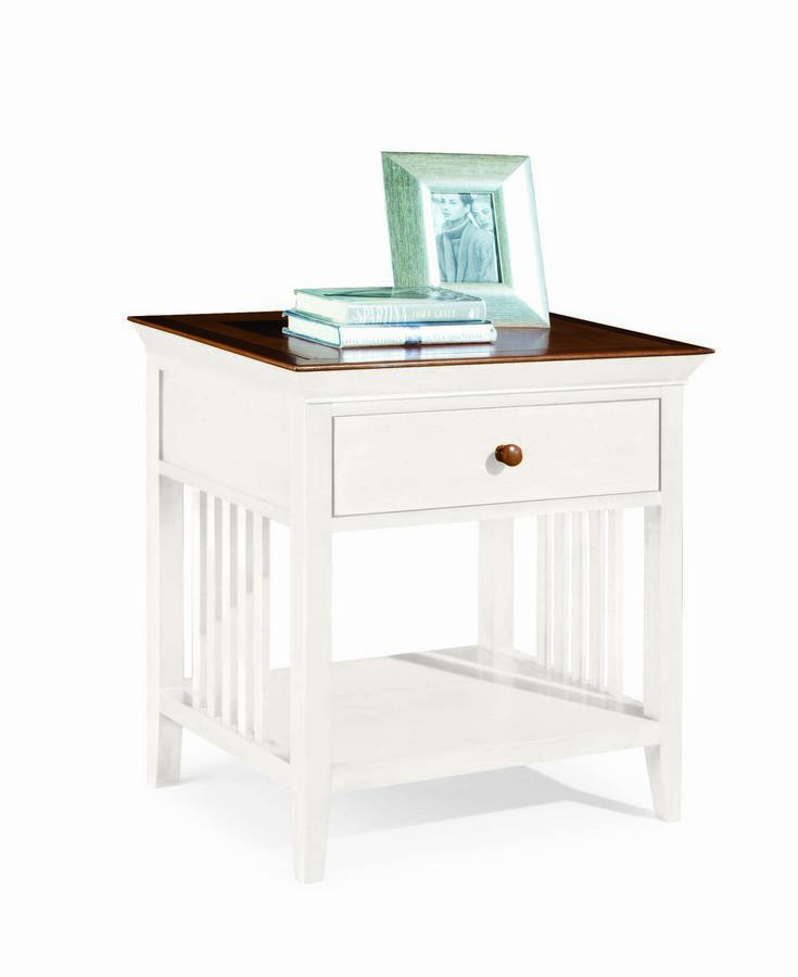 American Drew Sterling Pointe Drawer Night Stand White Cherry 181-400WC ...