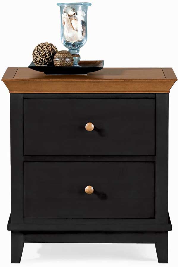 American Drew Sterling Pointe 2 Drawer Night Stand Black Maple American Drew Sterling Pointe 2 Drawer Night Stand Black Maple