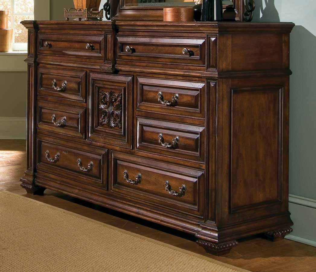 American Drew Marbella Dressing Chest with Stone Inserts