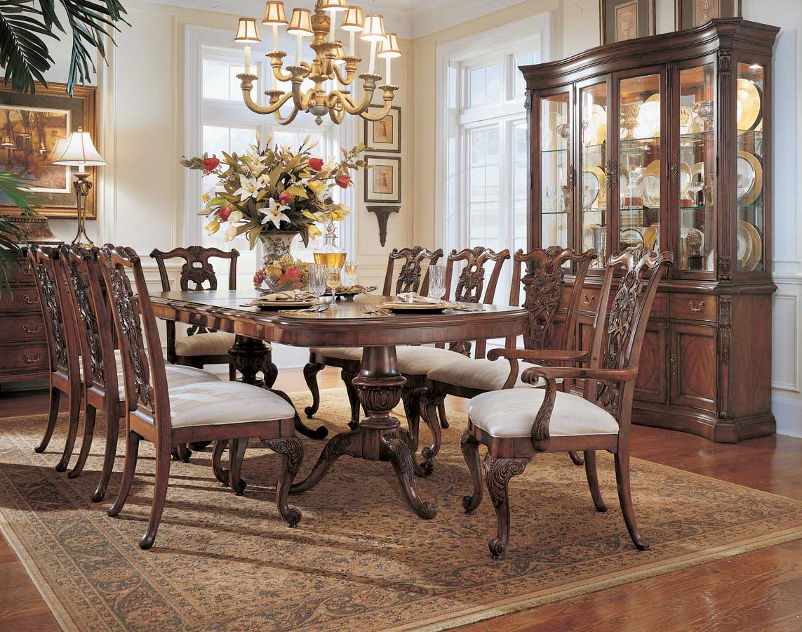 American Drew Wentworth Manor Pedestal Dining Collection American Drew Wentworth Manor Pedestal Dining Collection
