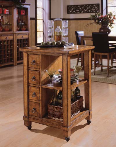 American Drew Beacon Ridge Serving Cart