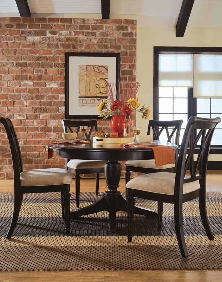 American Drew Camden Dark Round Dining Collection American Drew Camden Dark Round Dining Collection