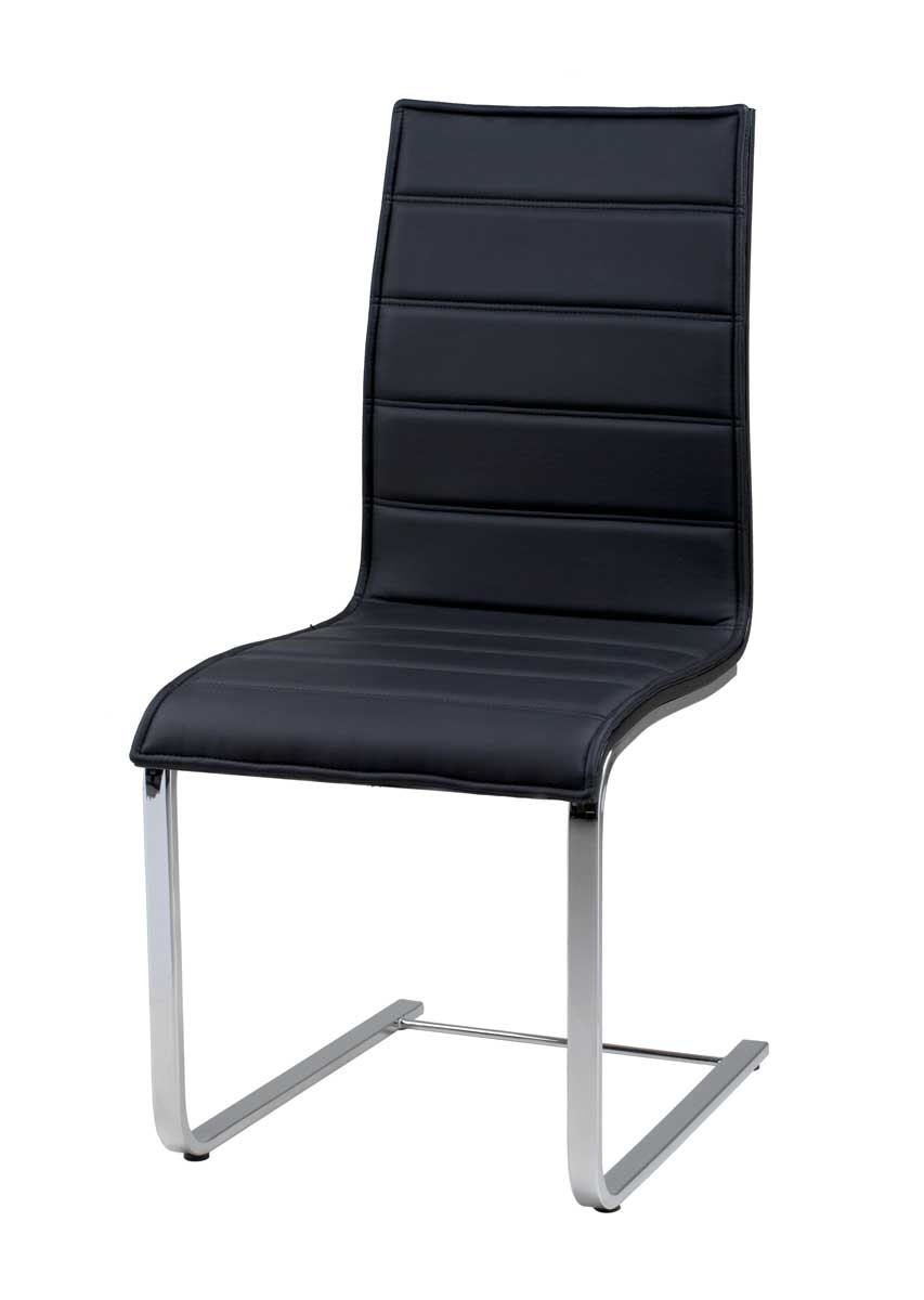 Armen Living Contemporary Dining Chair - Black