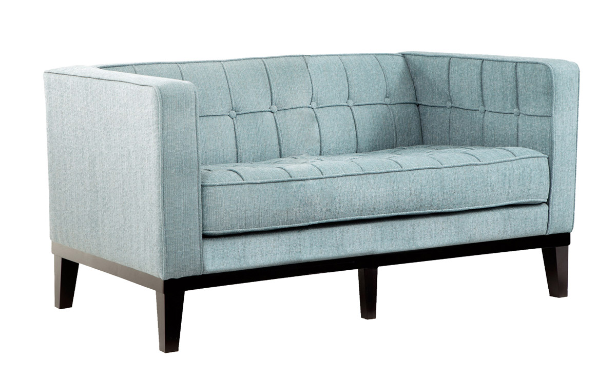 Armen Living Roxbury Sofa Set - Spa Blue