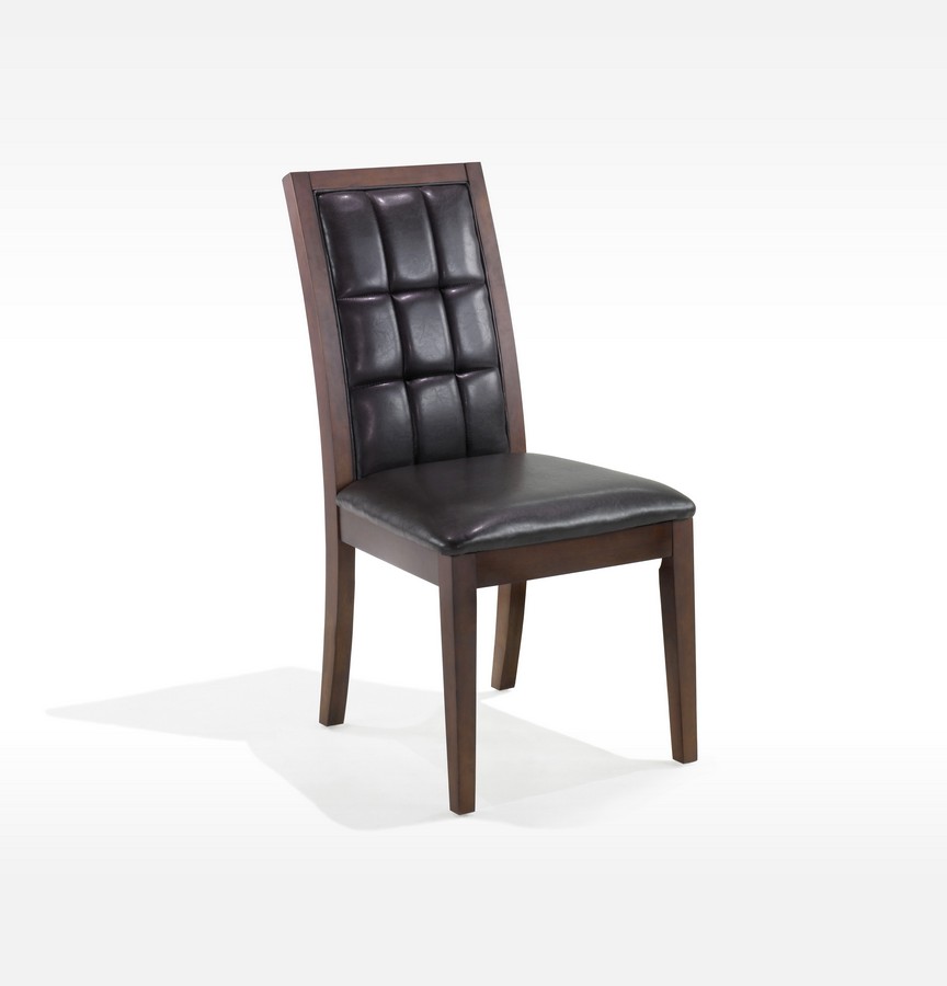 Armen Living Verona Side Chair - Antique Walnut Armen Living Verona Side Chair - Antique Walnut