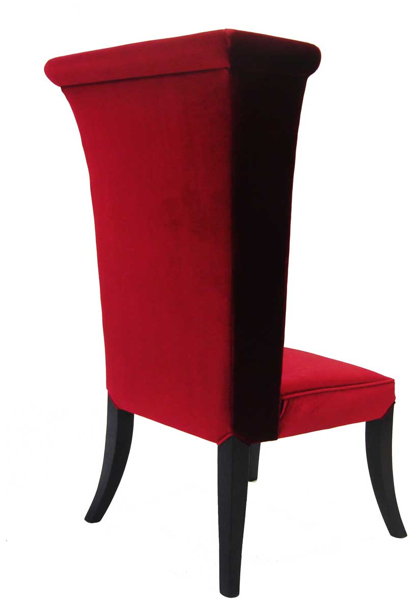 Armen Living Mad Hatter Dining Chair - Red
