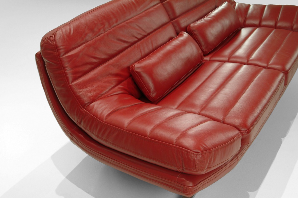 armen living leather sofa