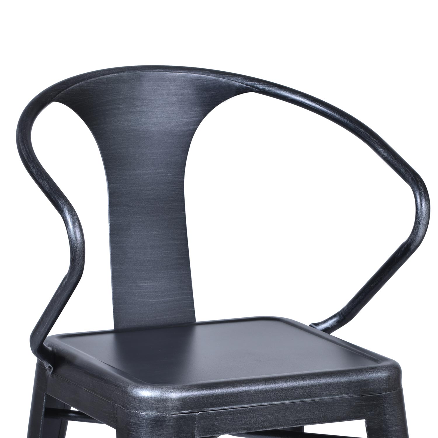Armen Living Berkley Arm Chair - Grey Clear/Seat