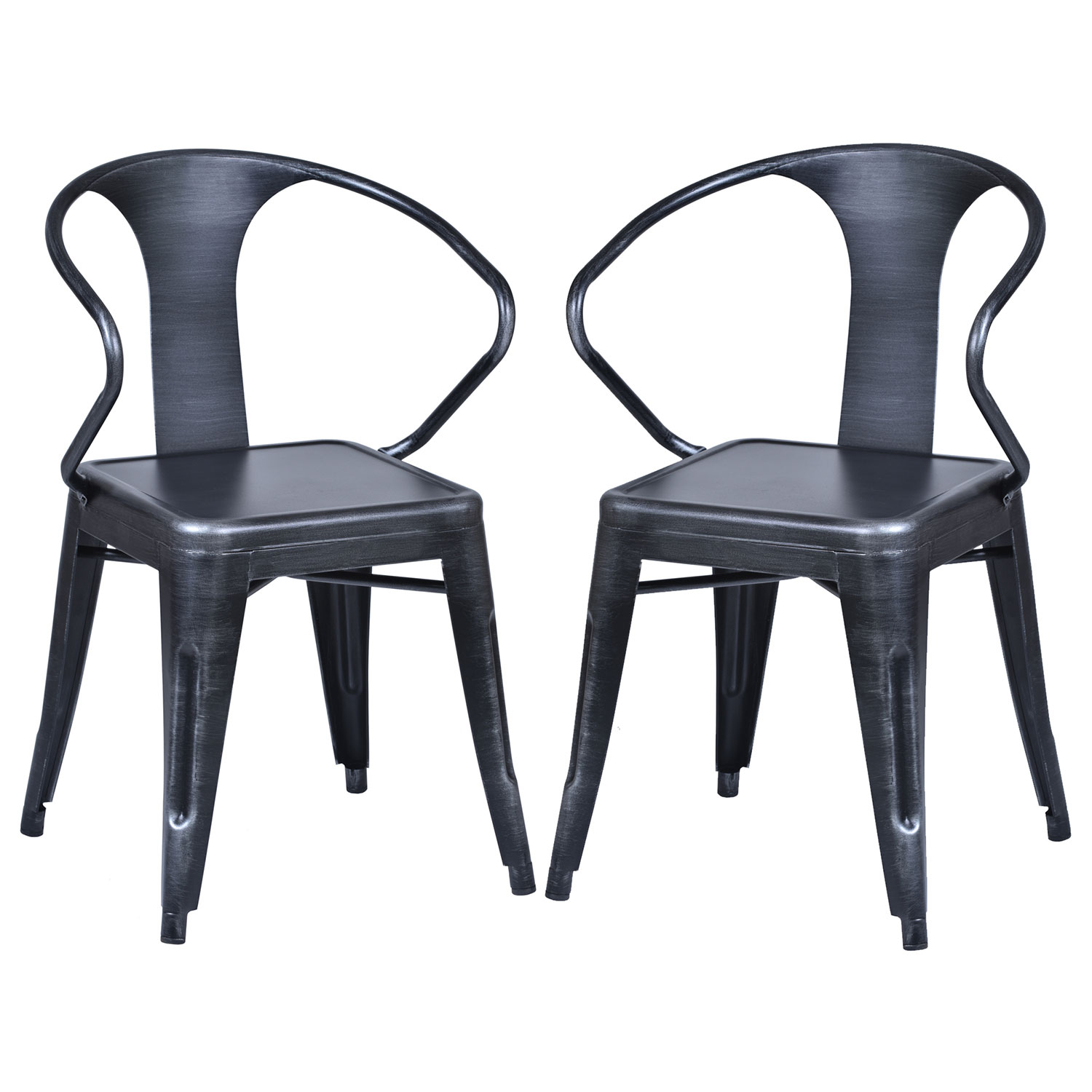 Armen Living Berkley Arm Chair - Grey Clear/Seat