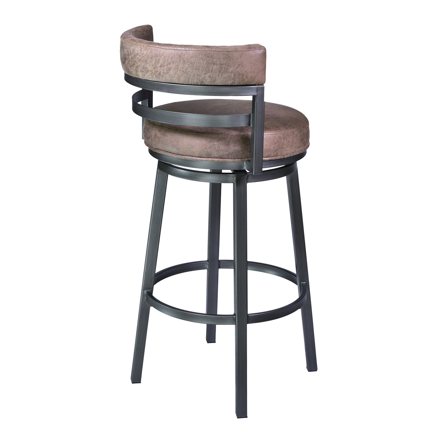 Armen Living Madrid 30-inch Bar Stool - Bandero Tobacco