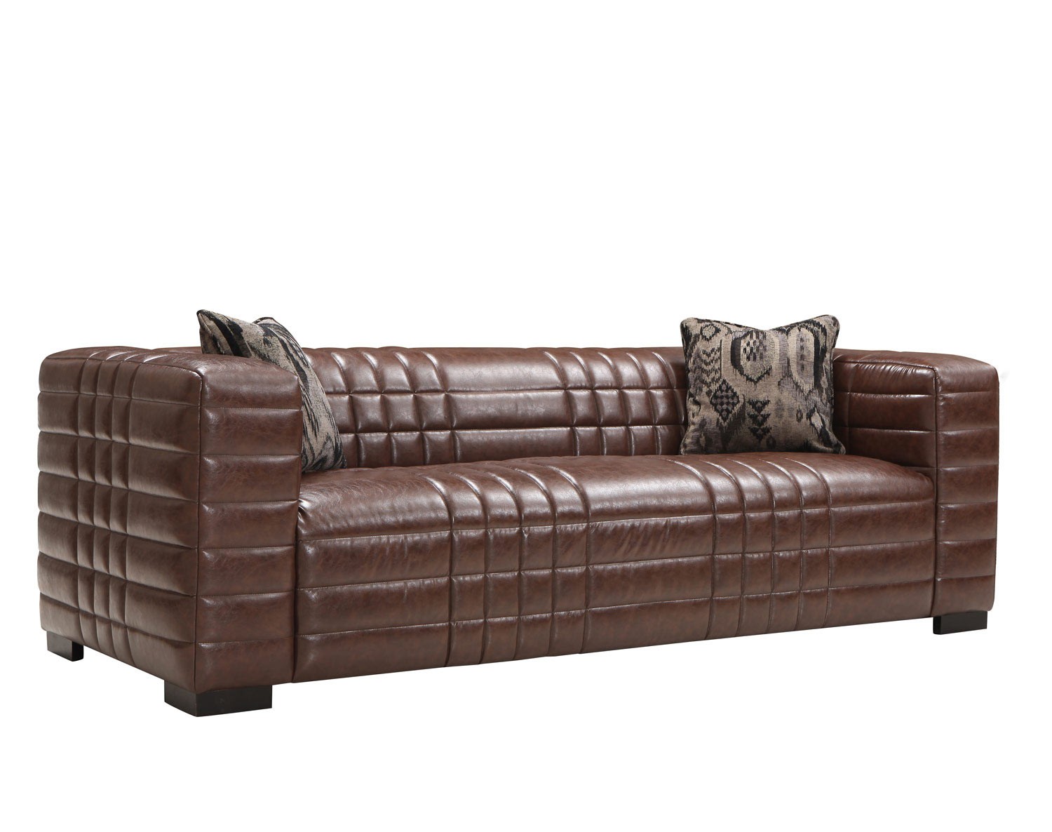Armen Living Maxton Sofa Set - Brown