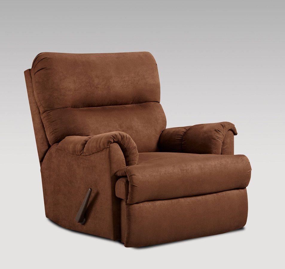 Apollo Recliner Aruba Chocolate Chaise Rocker Recliner