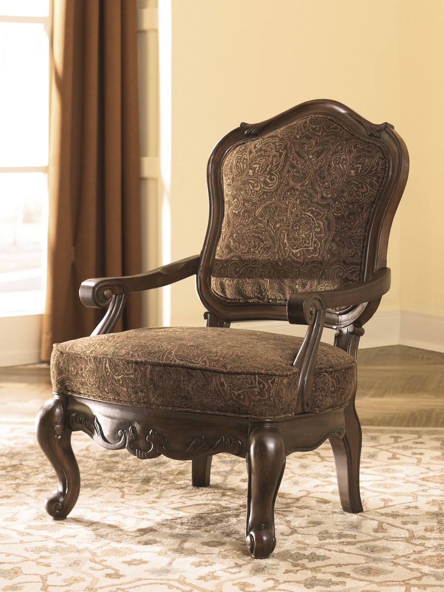 Ashley North Shore Showood Accent Chair - Dark Brown
