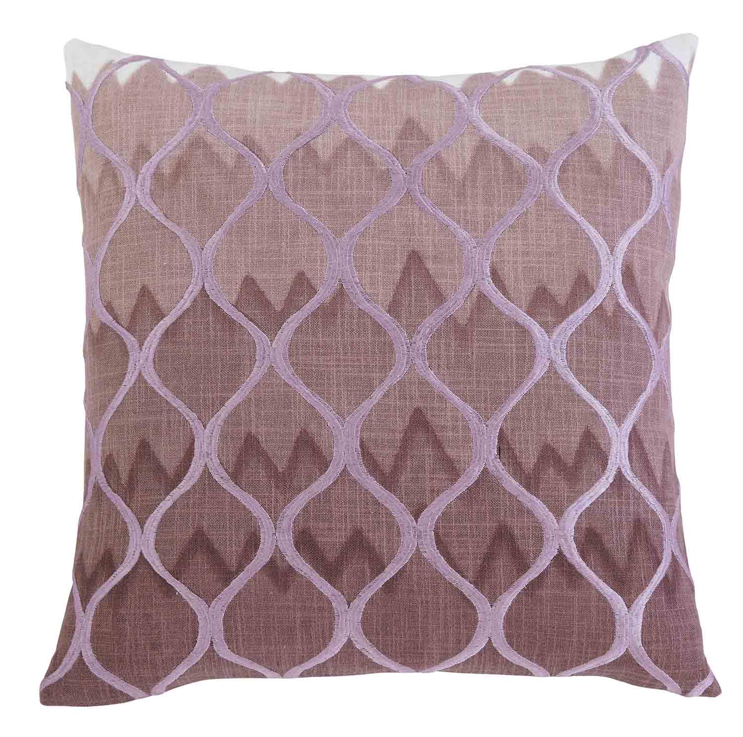 Ashley Stitched Pillow Cover - Set of 4 - Purple