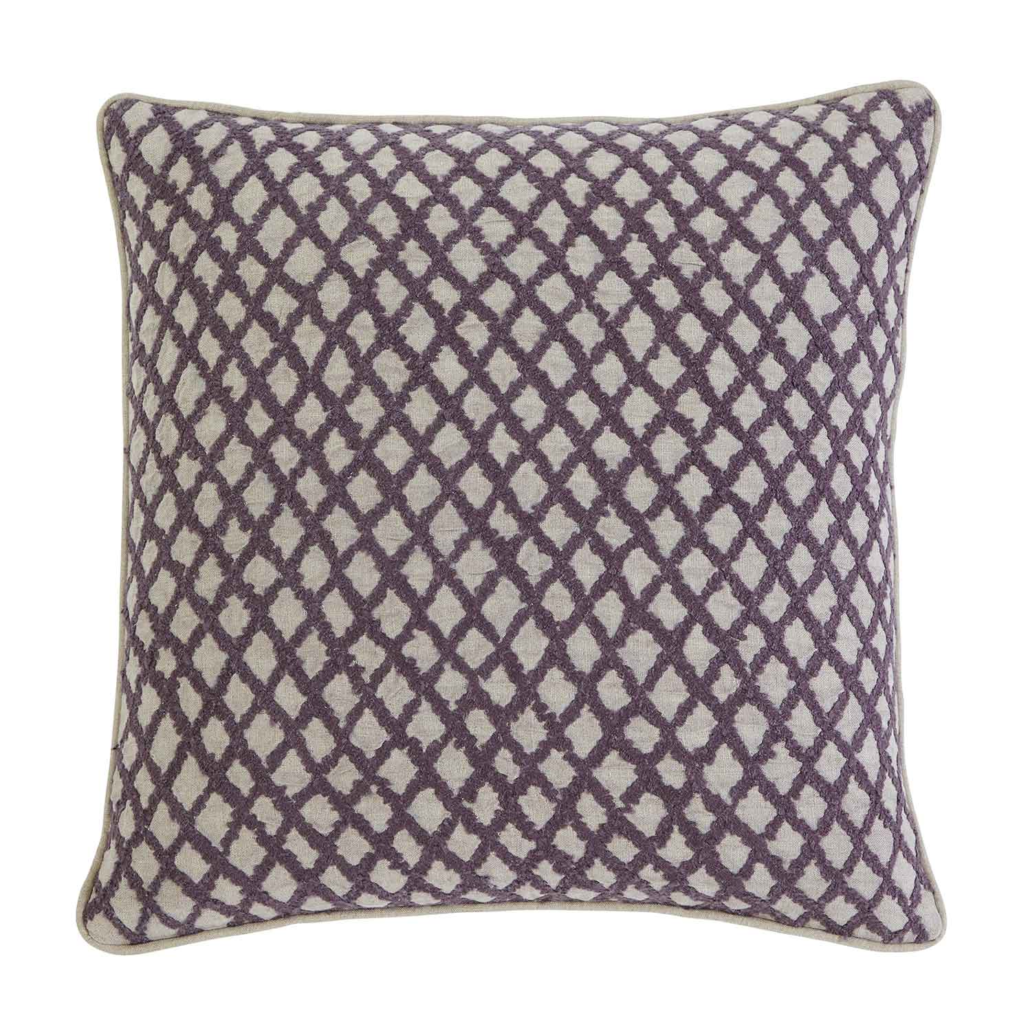 Ashley Stitched Pillow Cover - Set of 4 - Plum