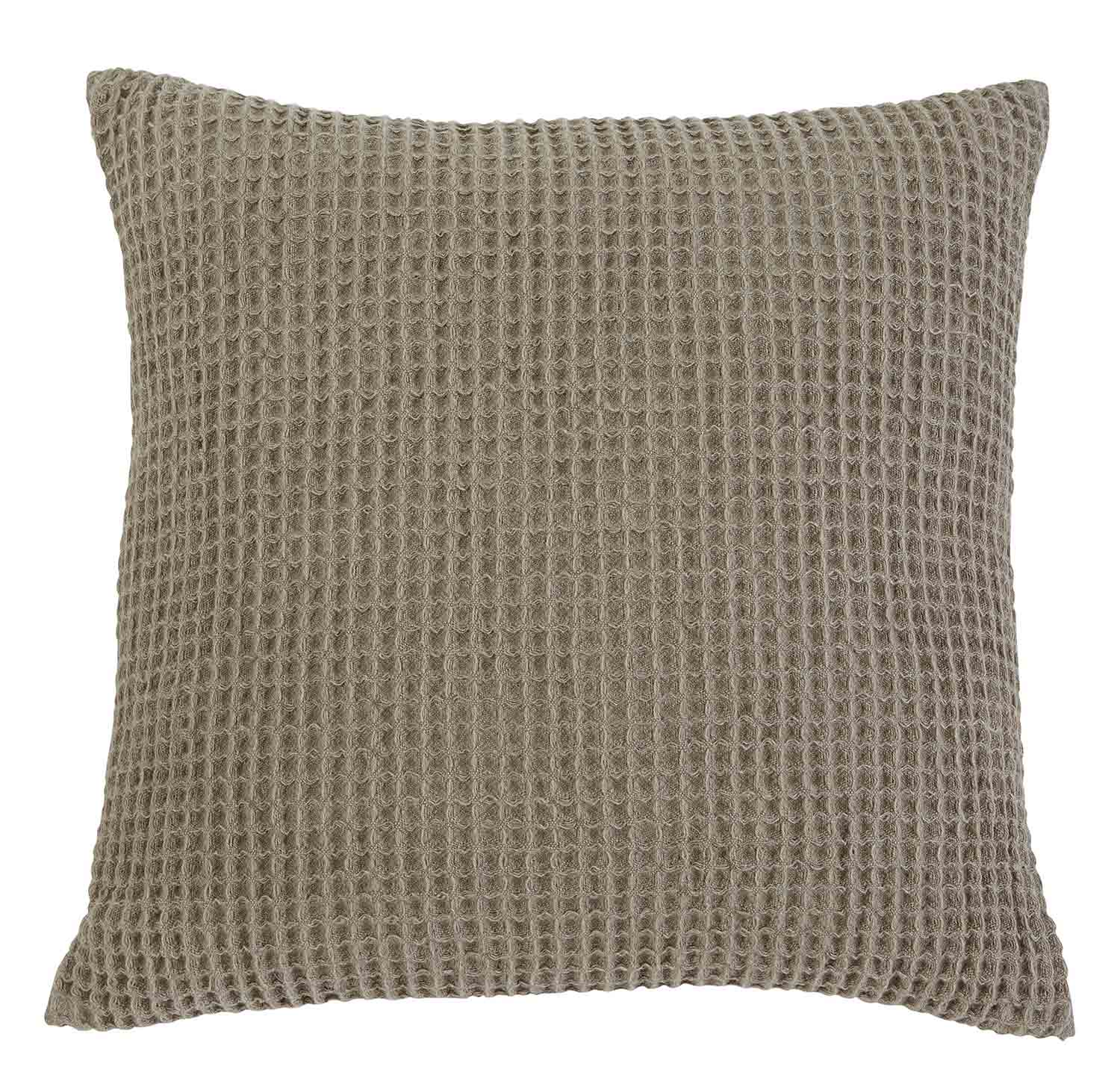 Ashley Patterned Pillow Cover - Brown