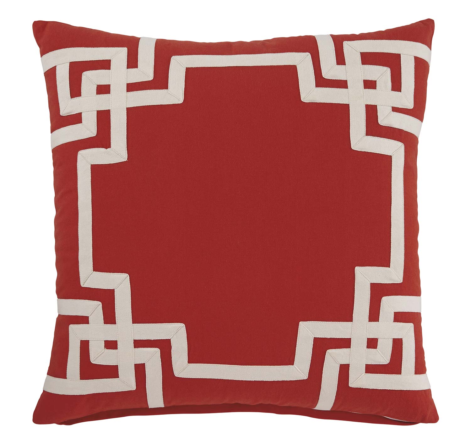 Ashley Vassal Pillow Cover - Coral