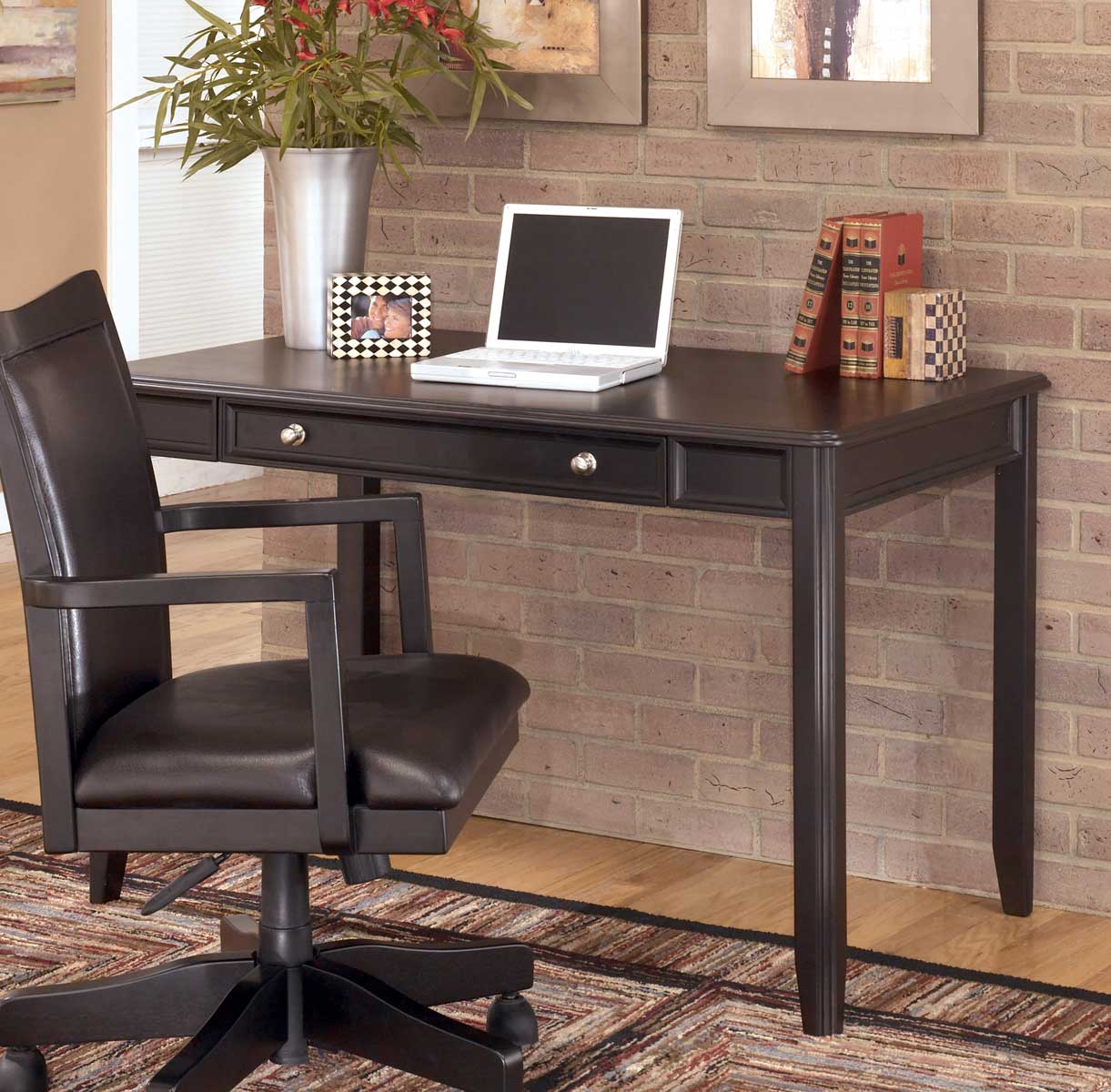 Ashley Carlyle Home Office Small Leg Desk ASHLEY-H371-10 at Homelement.com