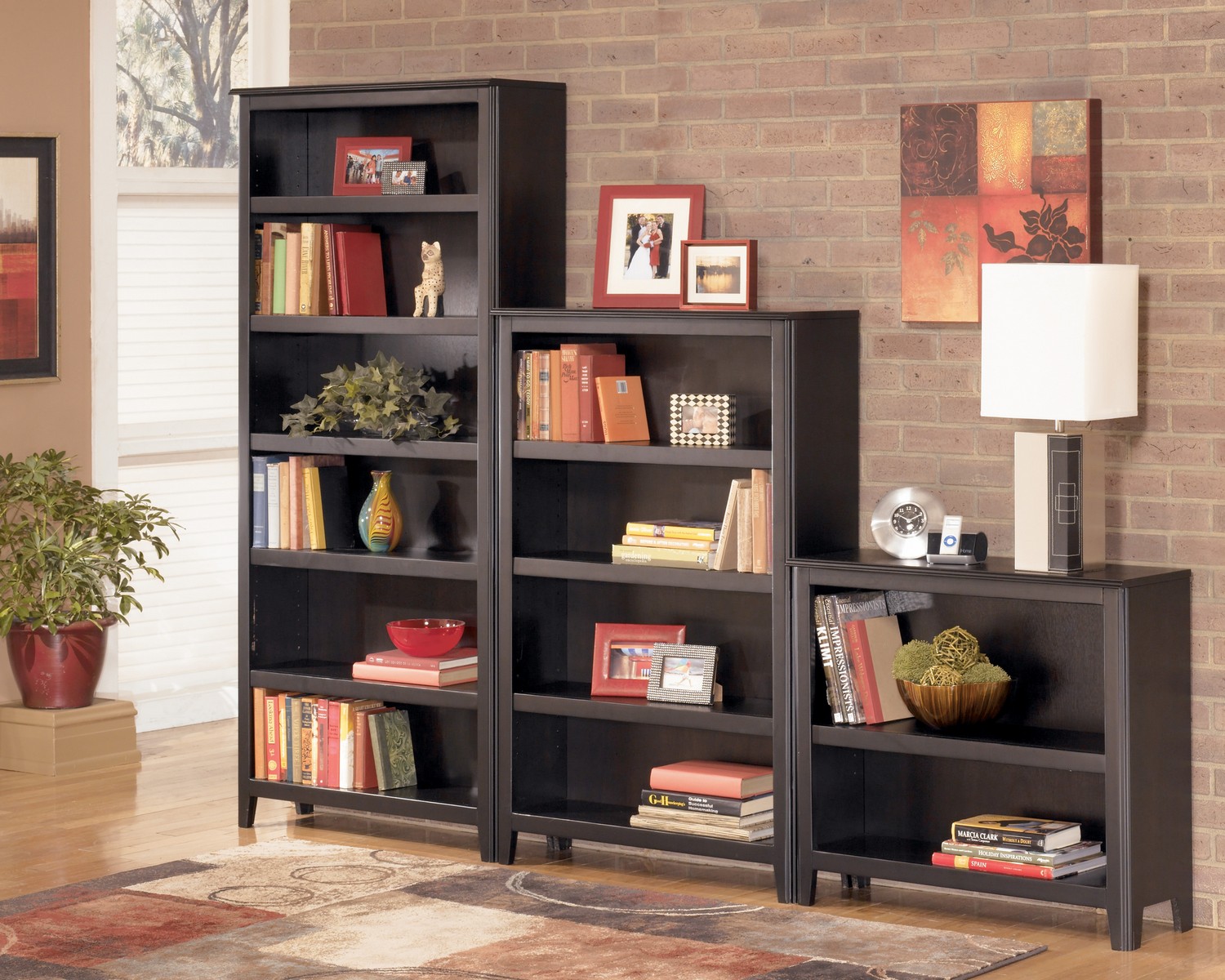 Ashley Carlyle Medium Bookcase ASHLEY-H371-16 at Homelement.com