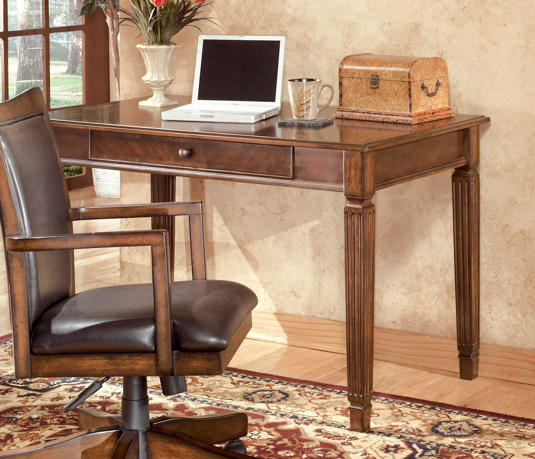 Ashley Hamlyn Home Office Small Leg Desk Ashley H527 10 At