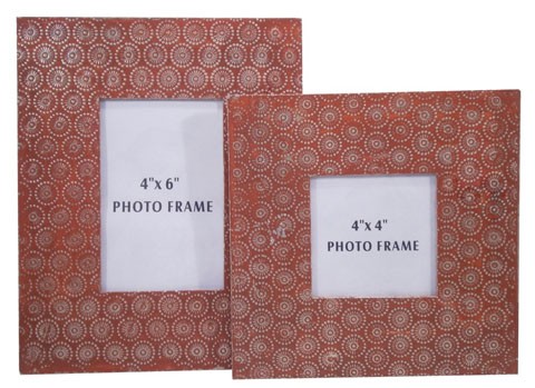 Ashley Bansi Photo Frame - Set of 2 - Orange