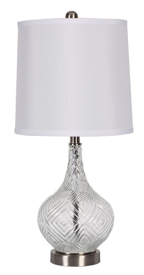 Ashley Stef Glass Table Lamp - Set of 2