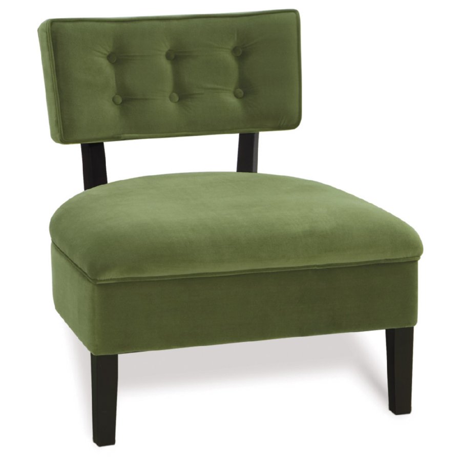 Avenue Six Curves Button Chair - Spring Green