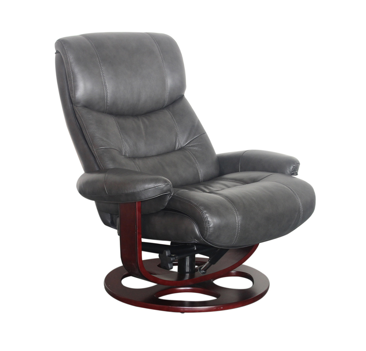 Barcalounger Dawson Pedestal Recliner Chair and Ottoman Chelsea