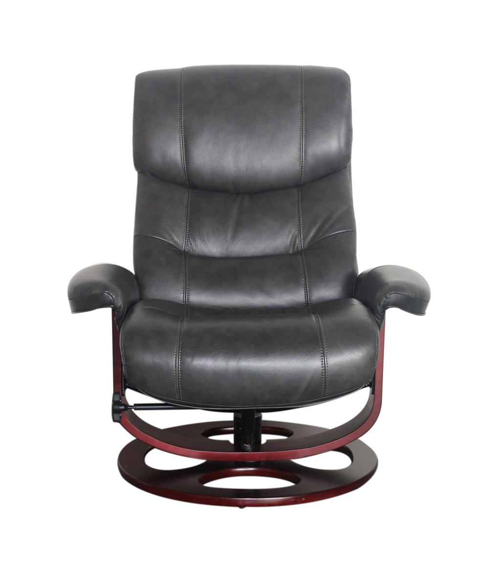 Barcalounger Dawson Pedestal Recliner Chair and Ottoman Chelsea