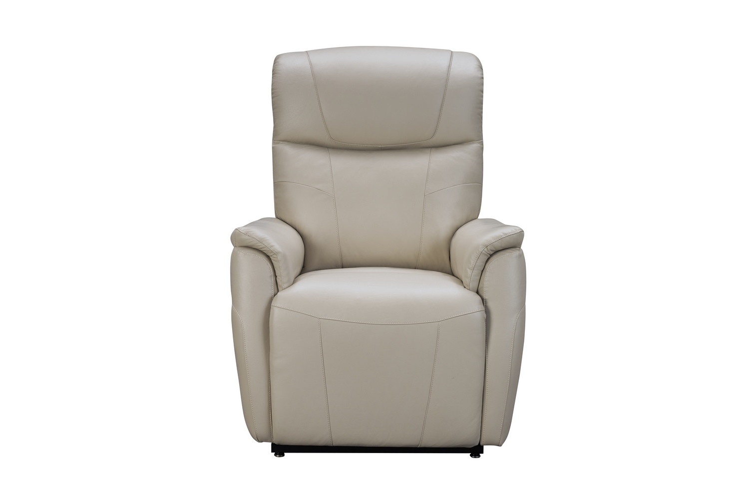 Barcalounger Leighton Lift Chair Recliner Chair with Power Head Rest, Power Lumbar and Lay Flat Mechanism - Laurel Cream/Leather Match