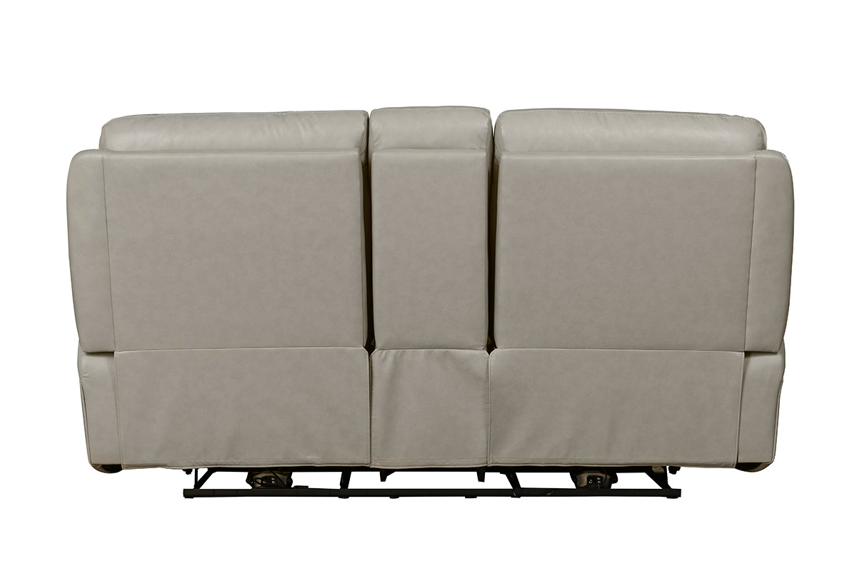 Barcalounger Micah Power Reclining Loveseat with Power Head Rests - Venzia Cream/Leather Match