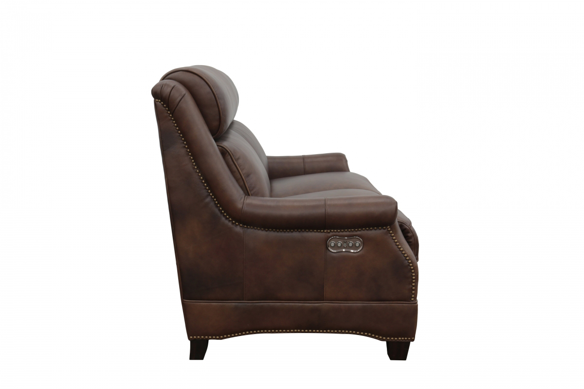 Barcalounger Warrendale Power Reclining Loveseat with Power Head Rests - Worthington Cognac/All Leather