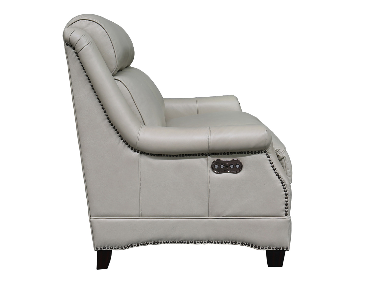 Barcalounger Warrendale Power Reclining Loveseat with Power Head Rests - Shoreham Cream/All Leather