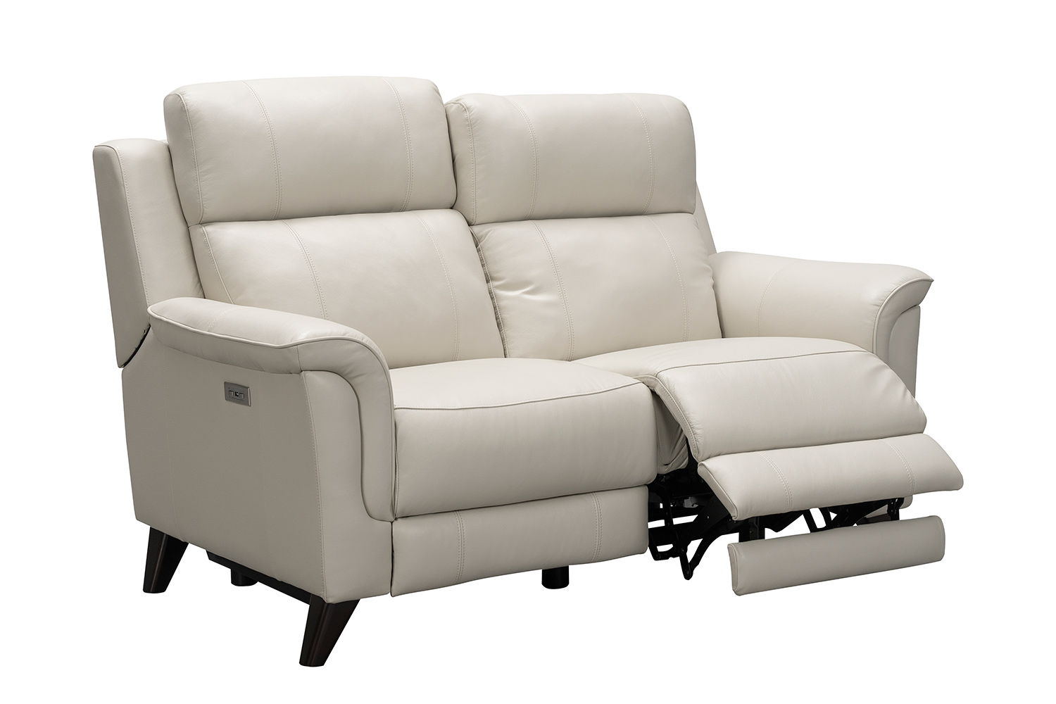 Barcalounger Kester Power Reclining Loveseat with Power Head Rests - Laurel Cream/Leather match