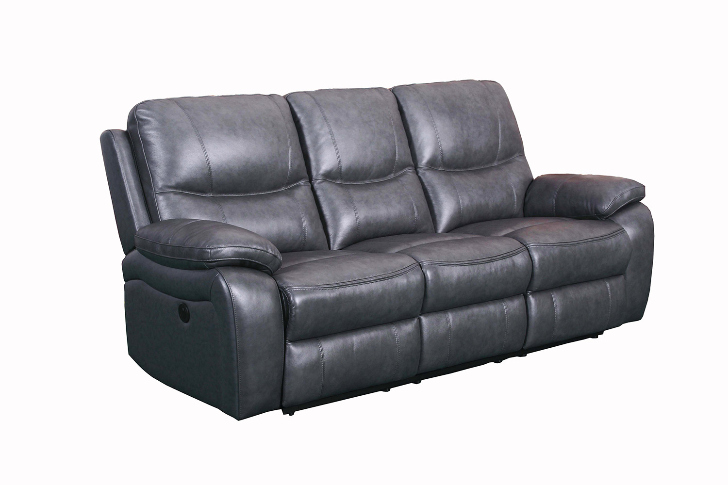 Barcalounger Carter Power Reclining Sofa - Toby Gray/Leather Match