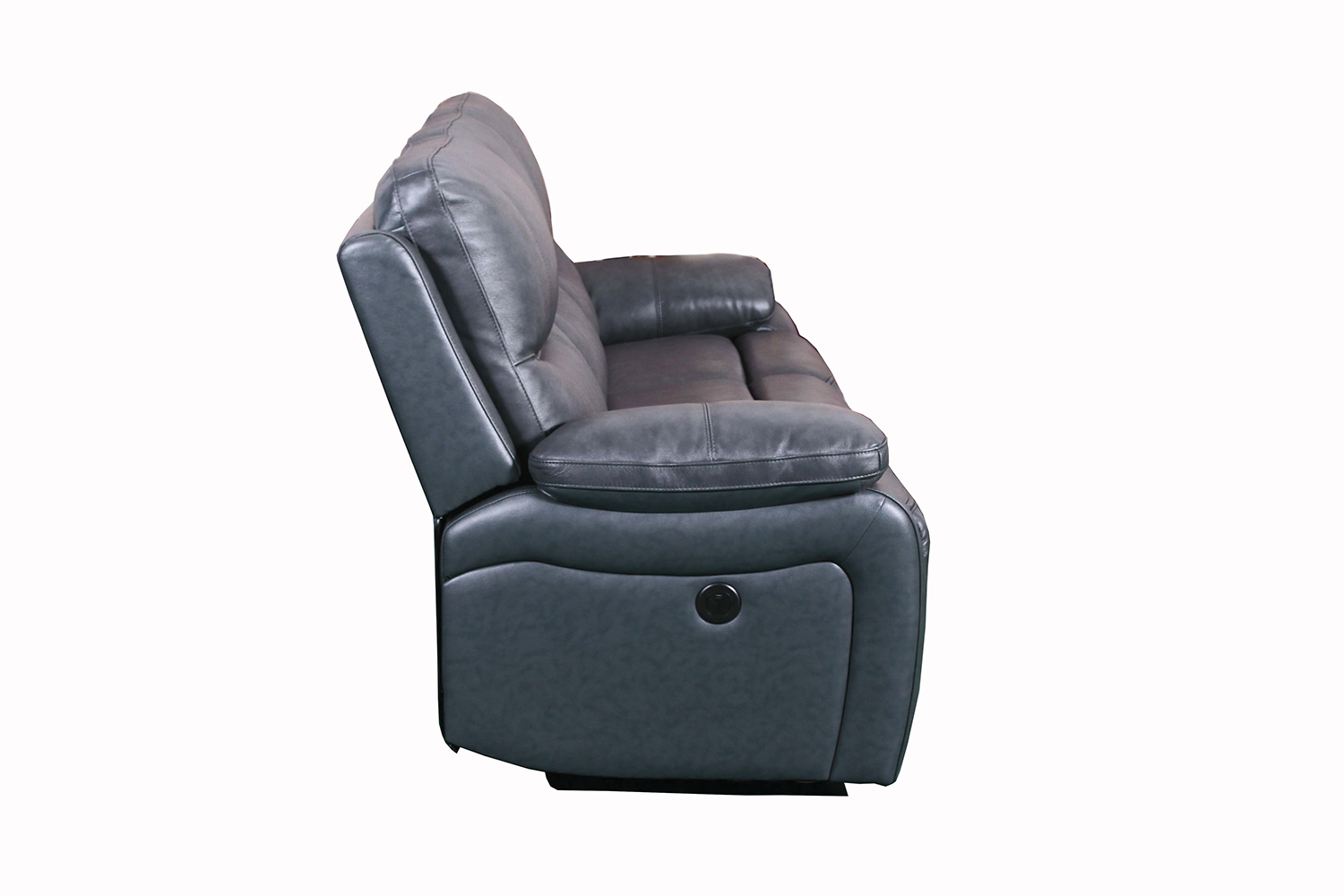 Barcalounger Carter Power Reclining Sofa - Toby Gray/Leather Match