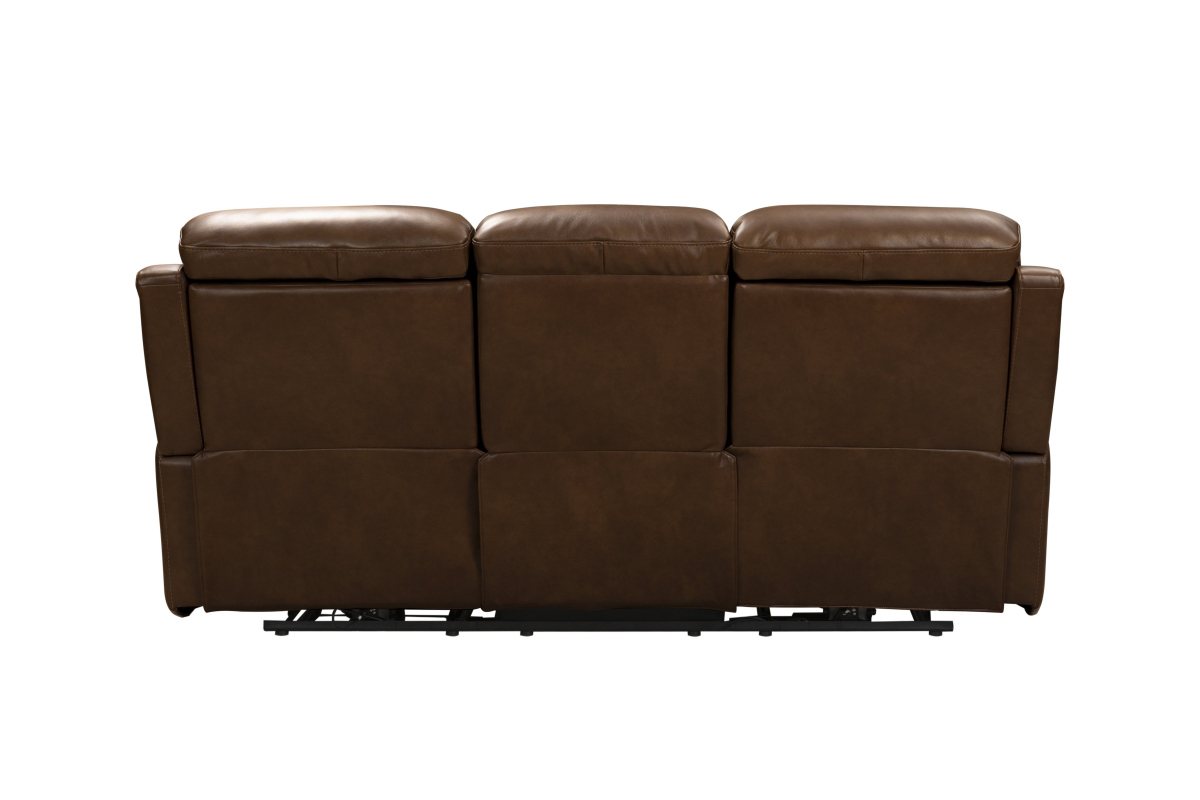Barcalounger Sedrick Power Reclining Sofa with Power Head Rests - Spence Caramel/Leather Match